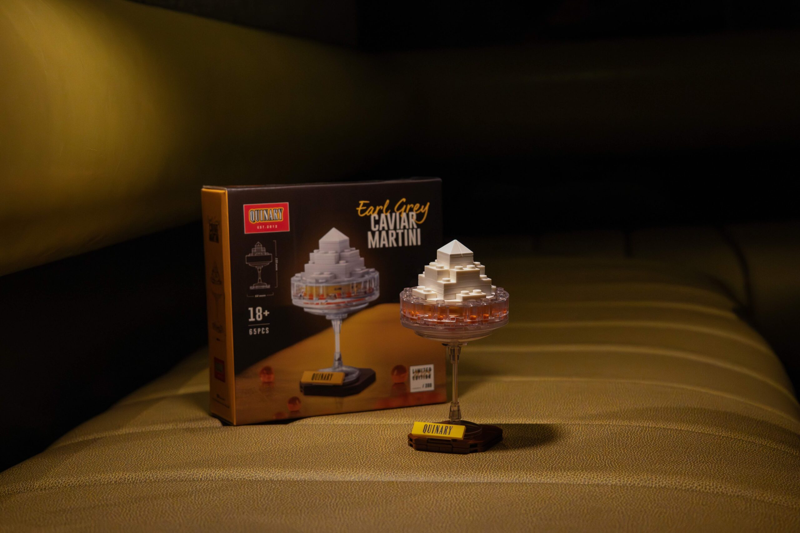 Hong Kong’s Quinary Launches A Limited-Edition Brick Toy to Celebrate Its Signature Cocktail